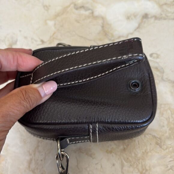 Vintage Roots Leather Camera Bag Crossbody - Picture 11 of 16